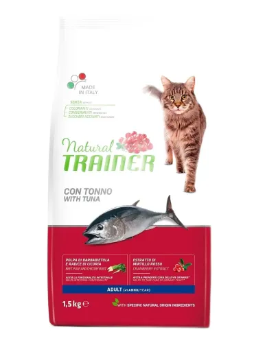 Natural trainer gatto Adult con tonno 1,5 kg