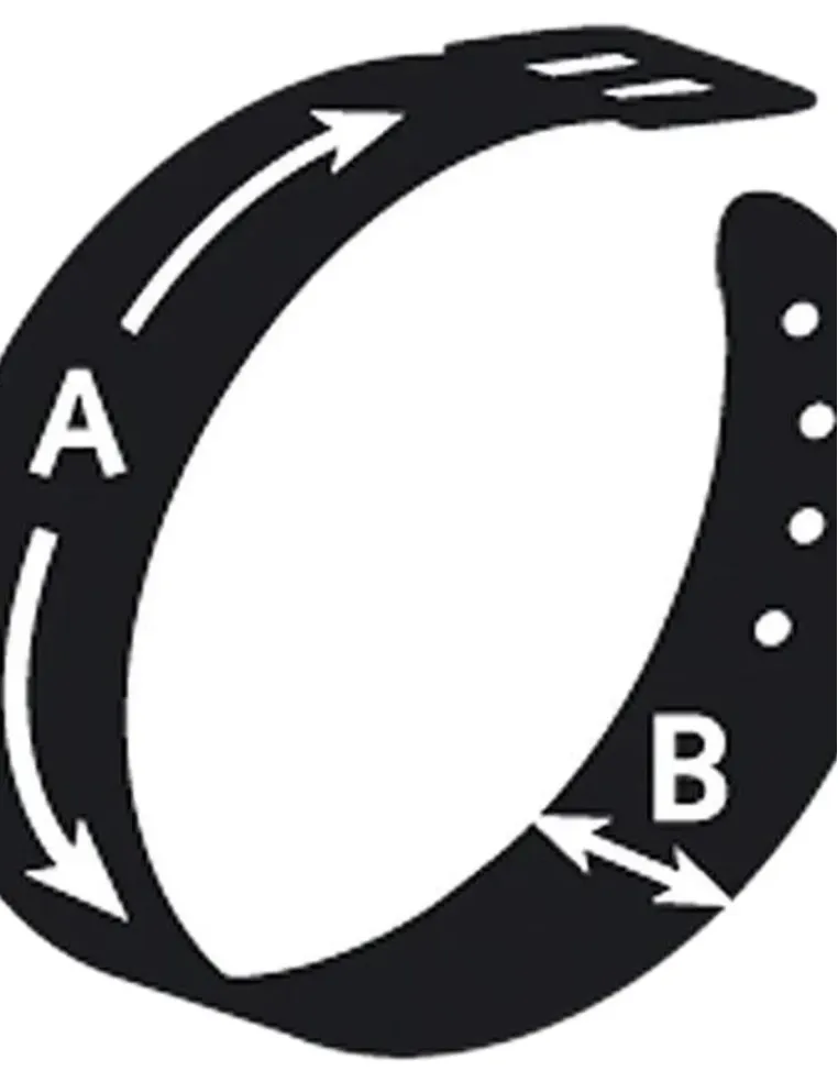 Ferplast natural c40/63 cuoio collare  