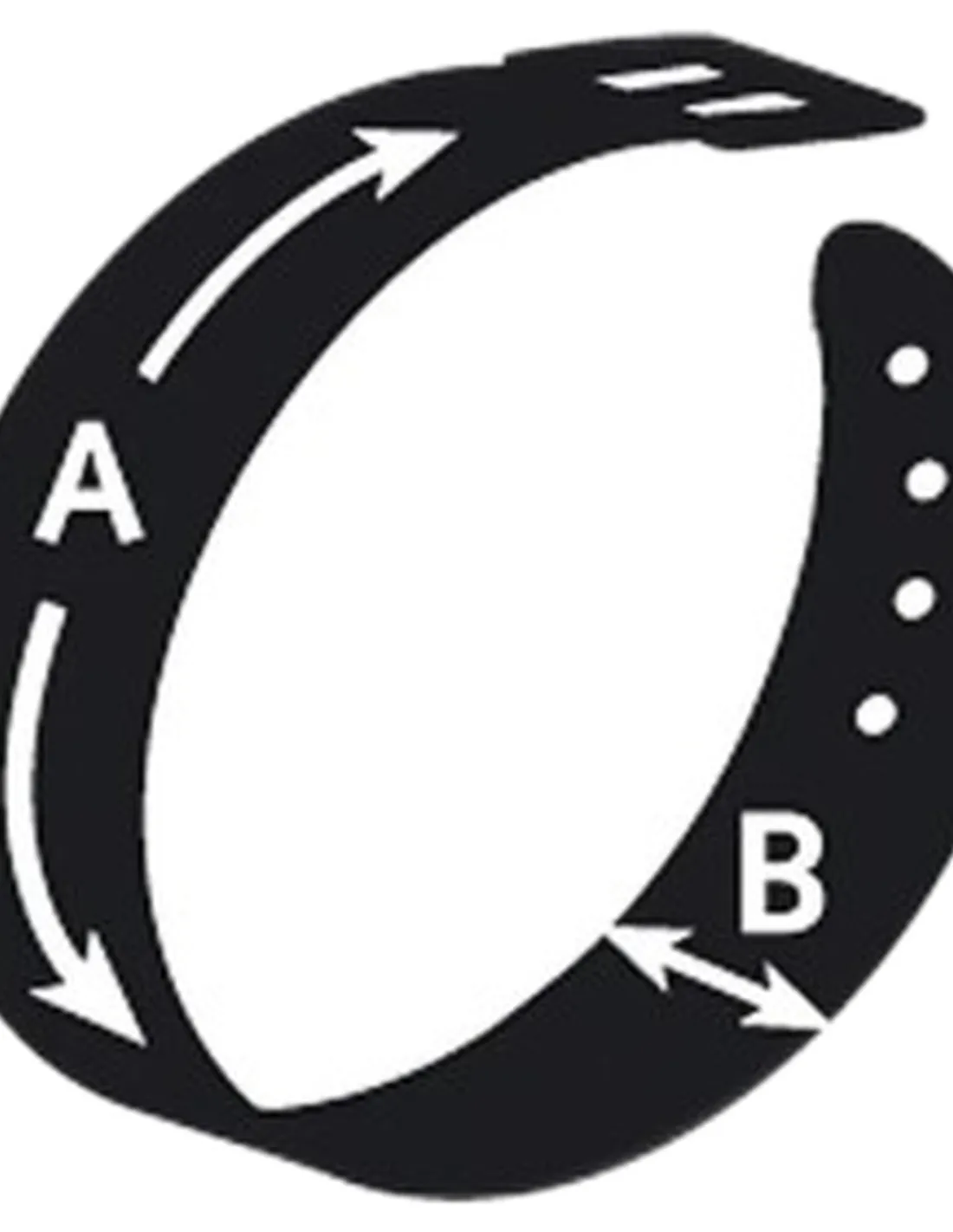 Ferplast natural c40/63 nero collare   Ferplast natural c40/63 nero collare