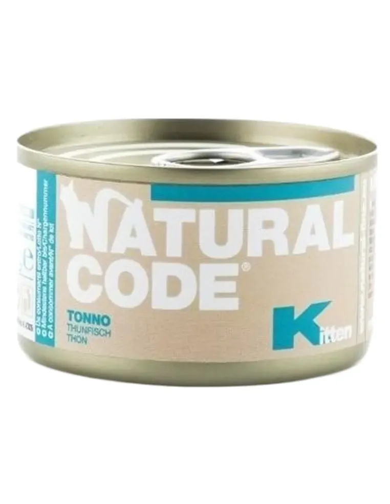 Natural code gatto kitten tonno 85 gr  