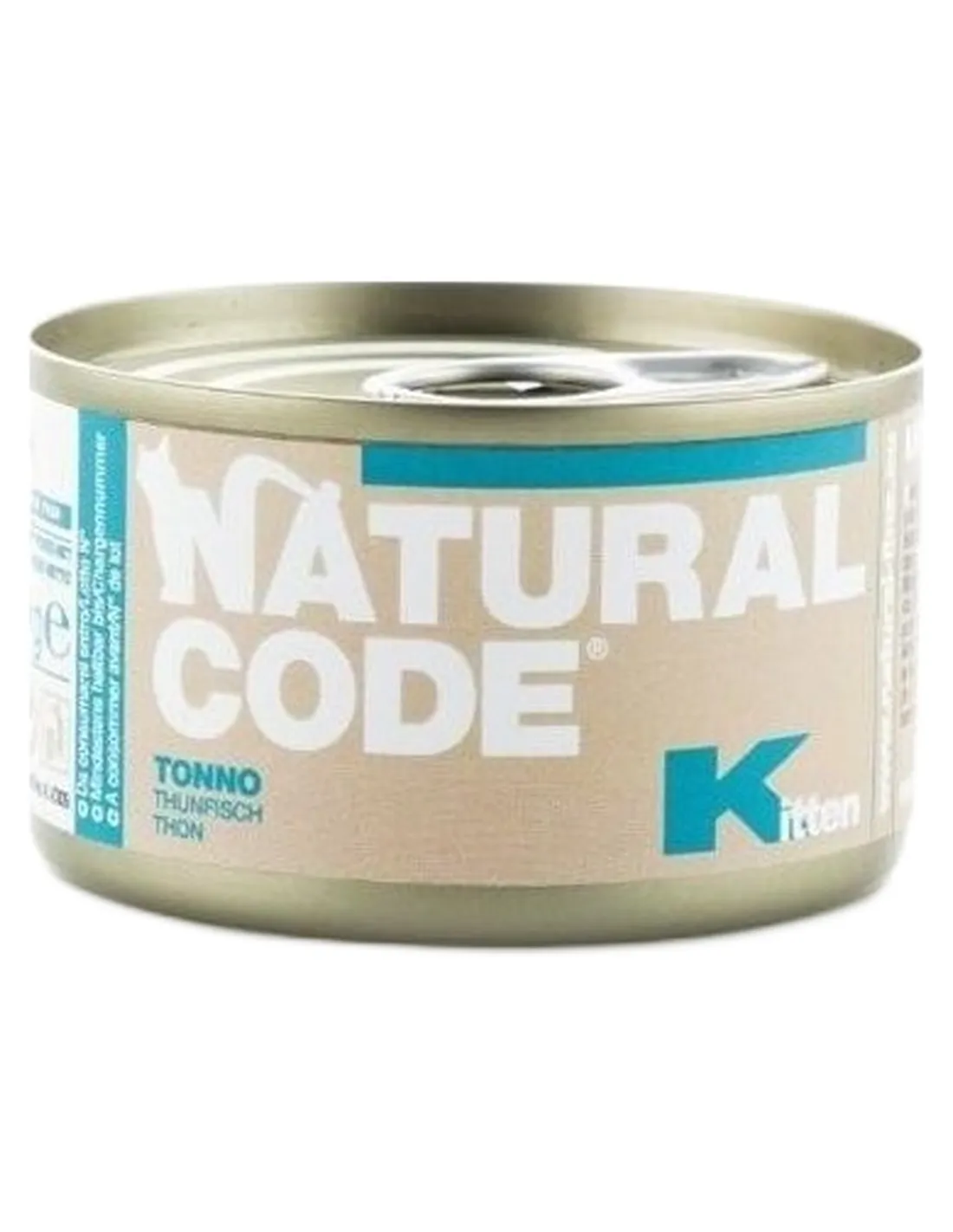 Natural code gatto kitten tonno 85 gr   Natural code gatto kitten tonno 85 gr