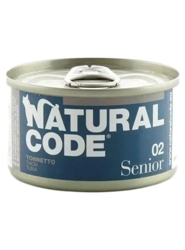 Natural code 02 gatto senior tonnetto 85 gr  