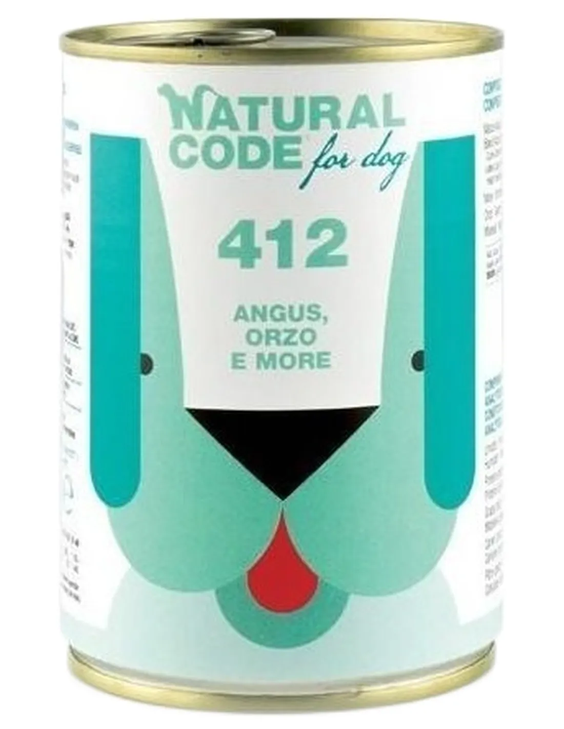 Natural code 412 cane angus farro e more 400 gr  