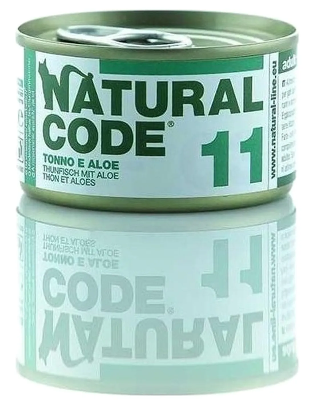 Natural code 11 gatto tonno e aloe 85 gr  