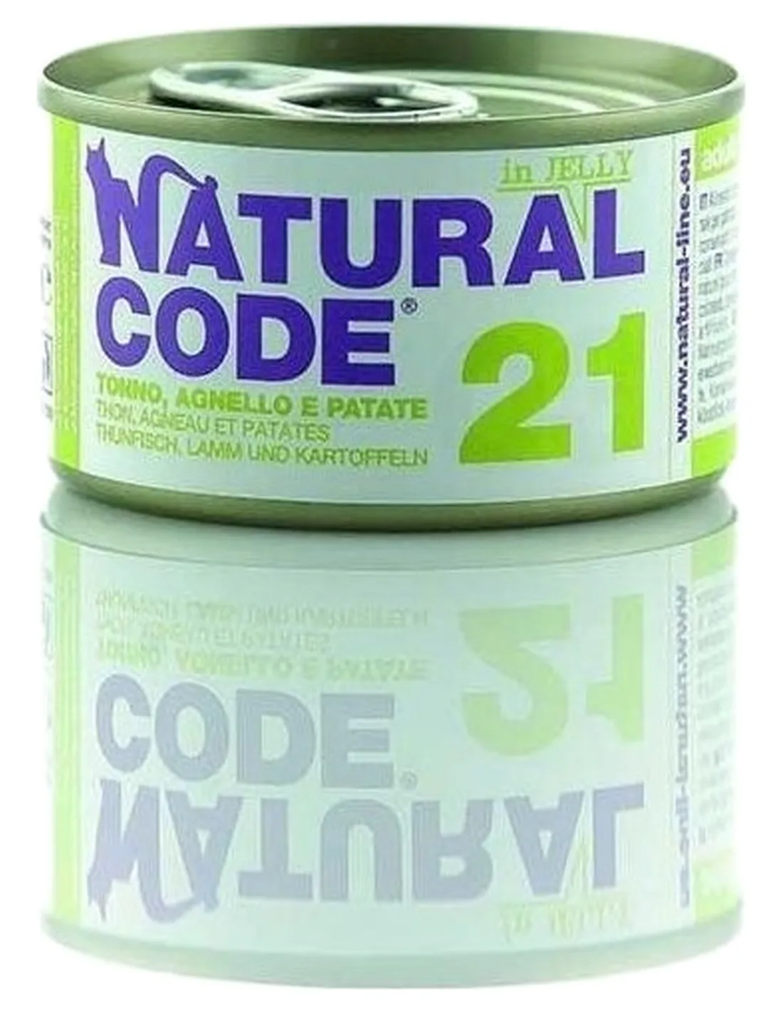 Natural code 21 gatto tonno agnello e patate soft jelly 85 gr  