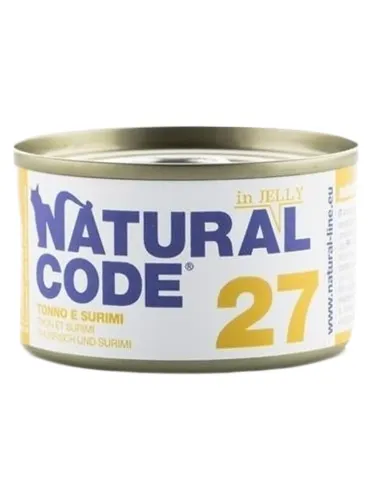 Natural code 27 gatto tonno e surimi soft jelly 85 gr  