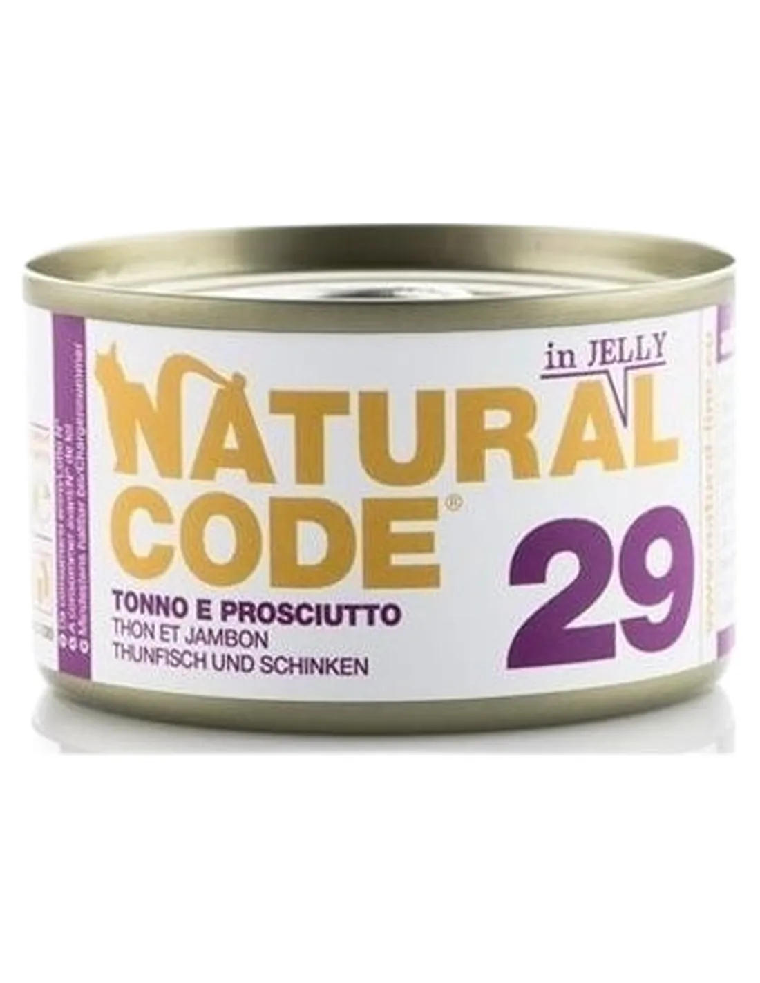 Natural code 29 gatto tonno e prosciutto soft jelly 85 gr  