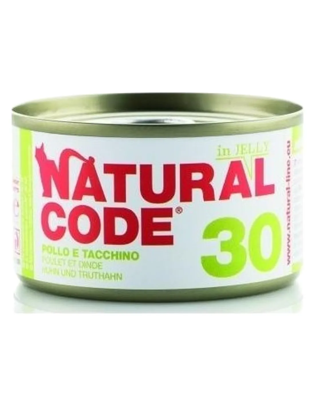 Natural code 30 gatto pollo e tacchino jelly 85 gr  