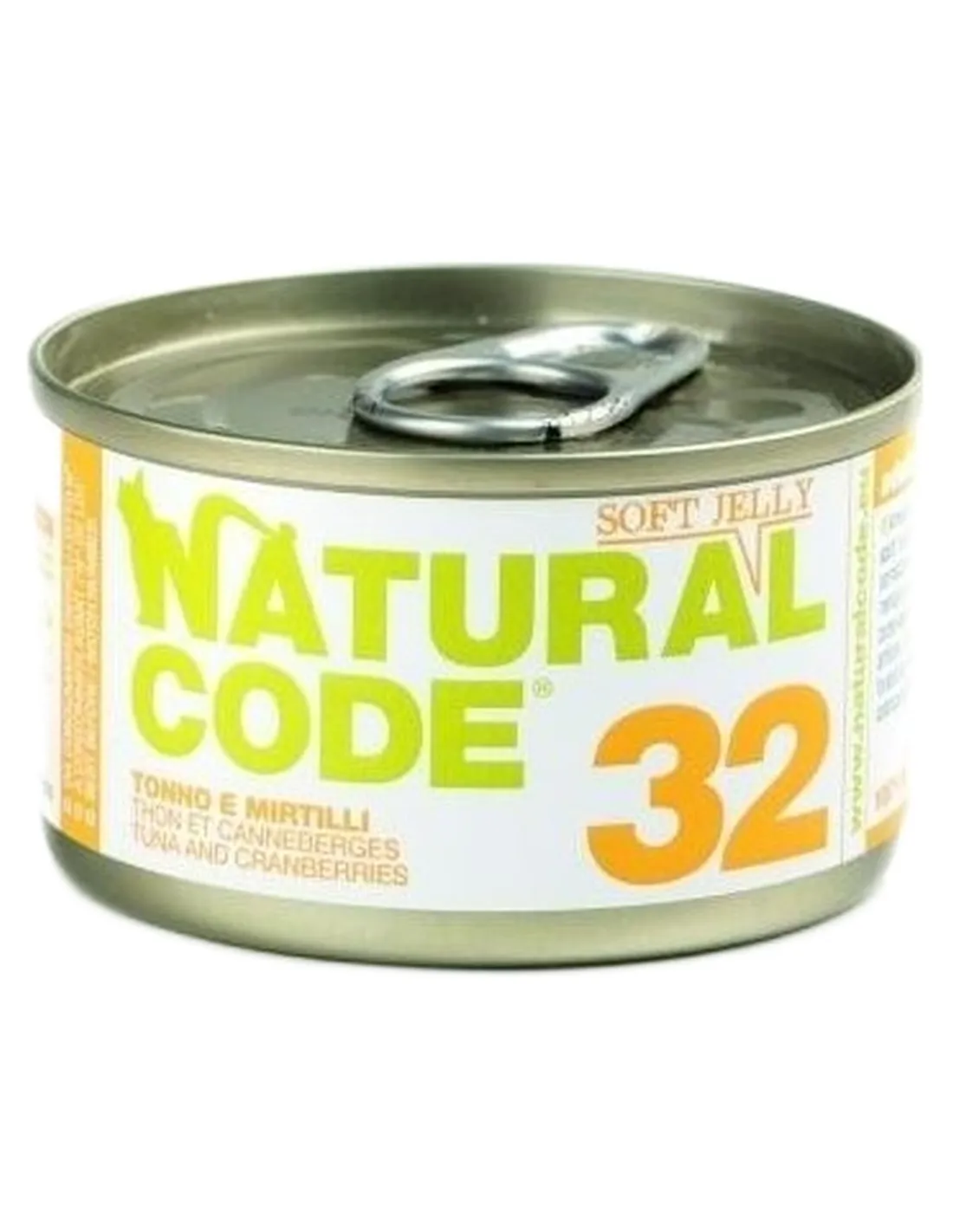 Natural code 32 gatto tonno e mirtilli soft jelly 85 gr   Natural code 32 gatto tonno e mirtilli soft jelly 85 gr