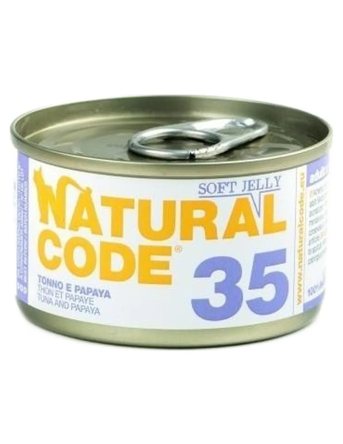 Natural code 35 gatto tonno e papaya soft jelly 85 gr  