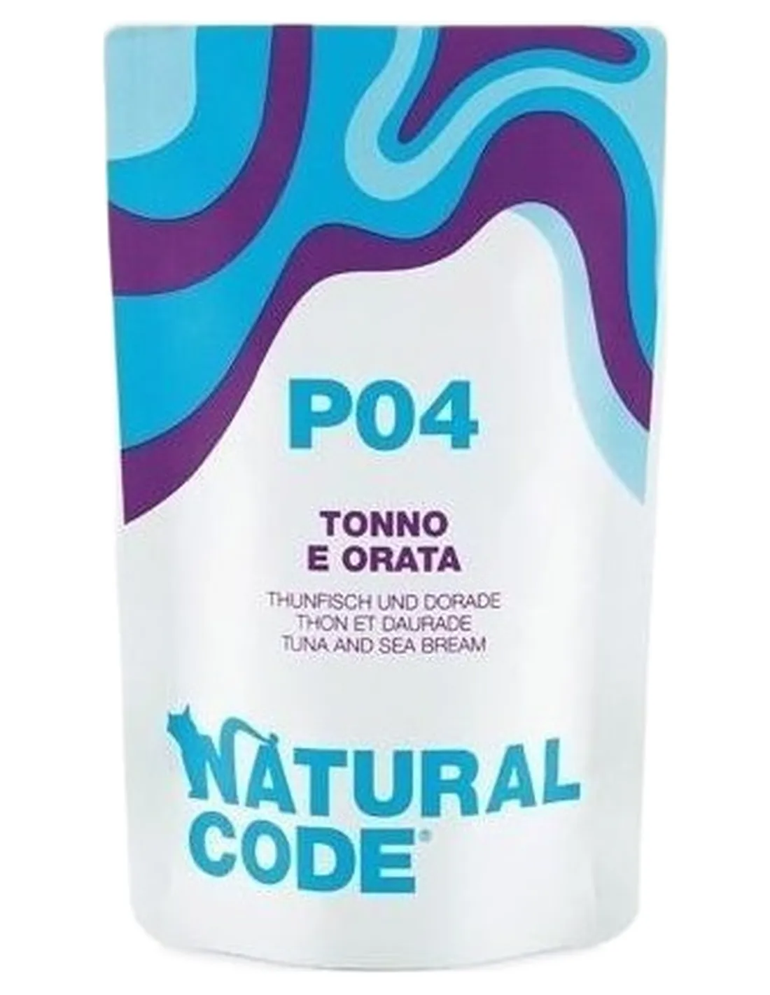 Natural code P04 gatto tonno e orata 70 gr  