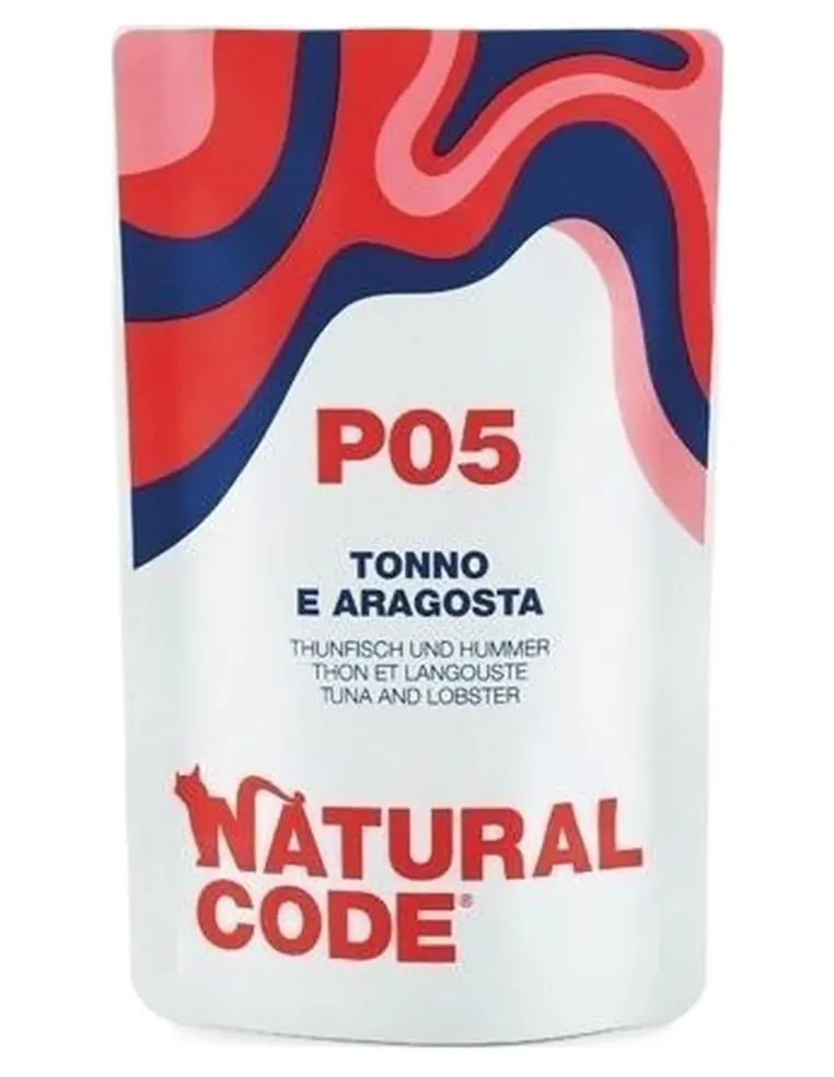 Natural code P05 gatto tonno e aragosta 70 gr  