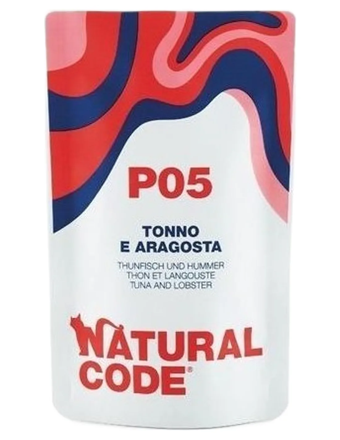 Natural code P05 gatto tonno e aragosta 70 gr   Natural code P05 gatto tonno e aragosta 70 gr