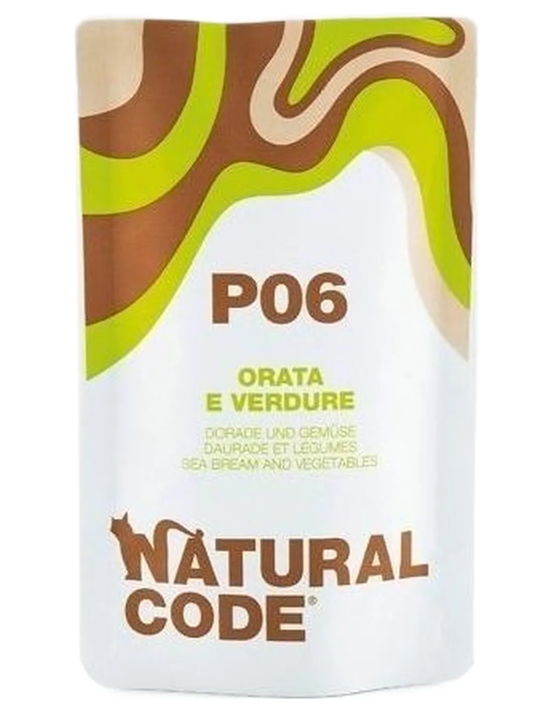 Natural code P06 gatto orata e verdure 70 gr  