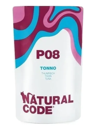 Natural code P08 gatto tonno 70 gr  