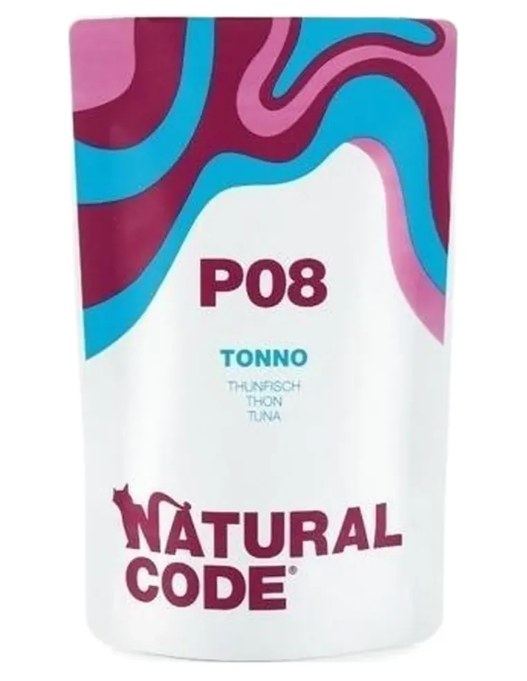 Natural code P08 gatto tonno 70 gr  