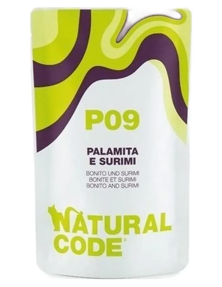 Natural code P09 gatto palamita e surimi 70 gr  