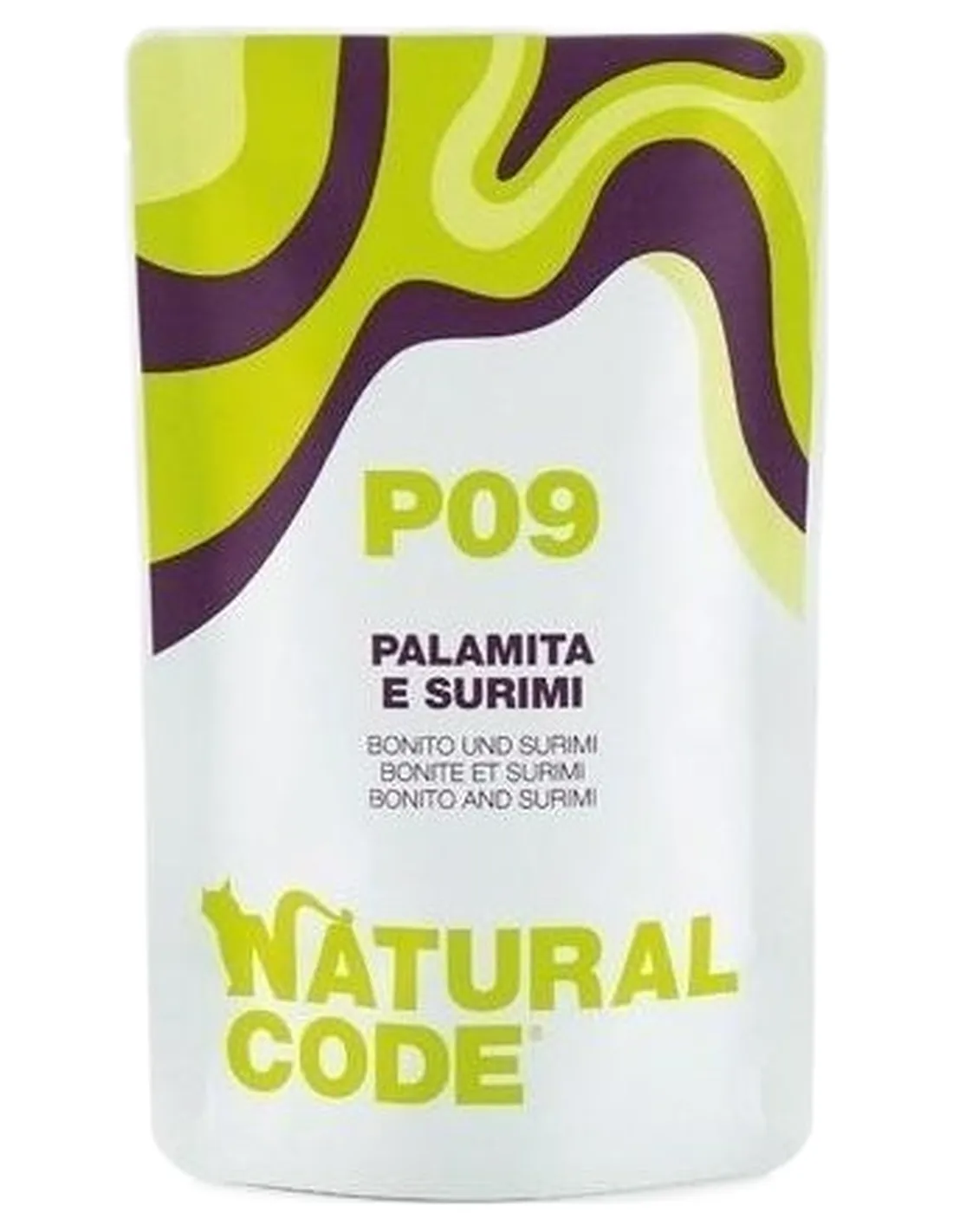 Natural code P09 gatto palamita e surimi 70 gr   Natural code P09 gatto palamita e surimi 70 gr