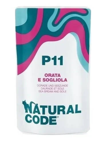 Natural code P11 gatto orata e sogliola 70 gr