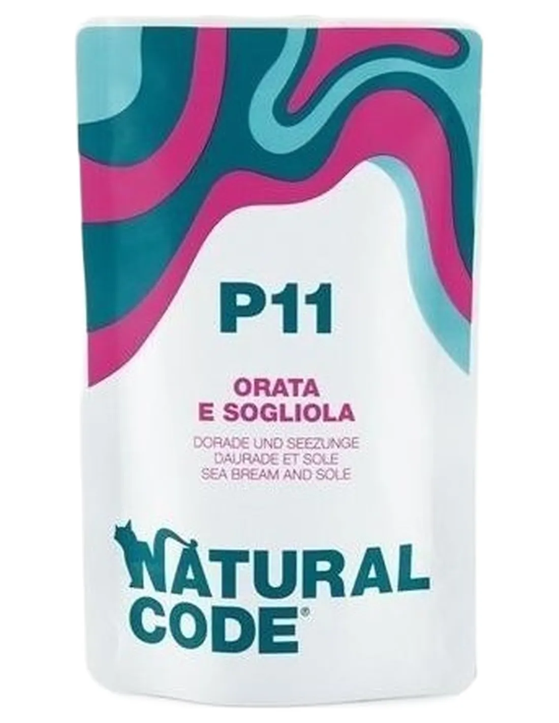 Natural code P11 gatto orata e sogliola 70 gr   Natural code P11 gatto orata e sogliola 70 gr
