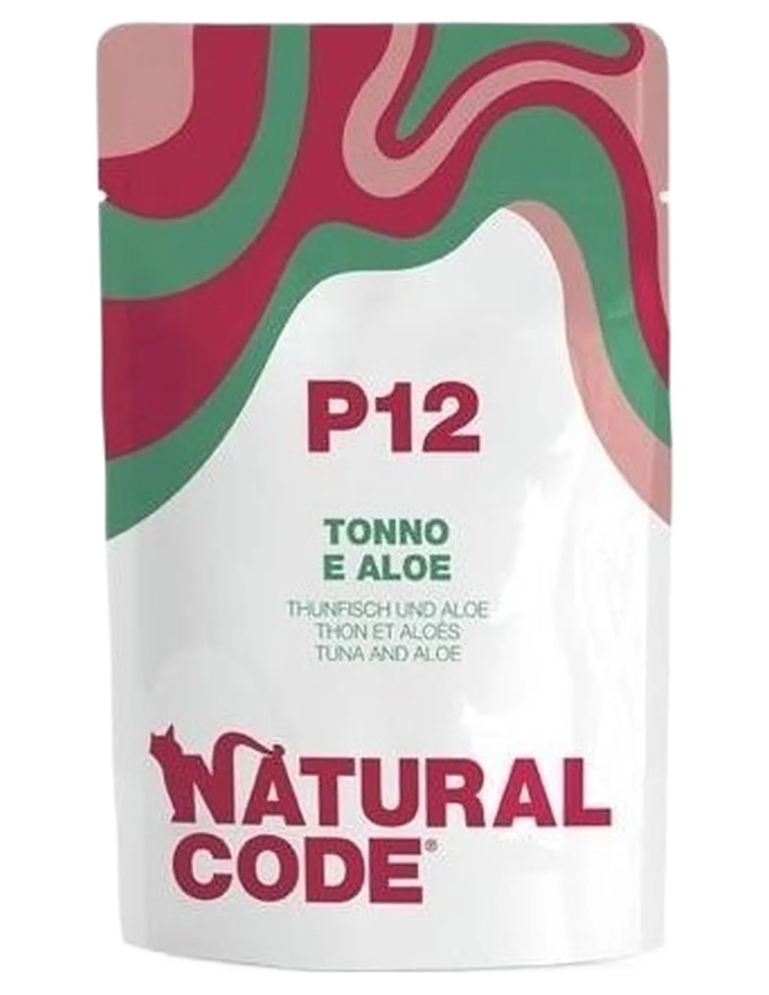 Natural code P12 gatto tonno e aloe 70 gr  