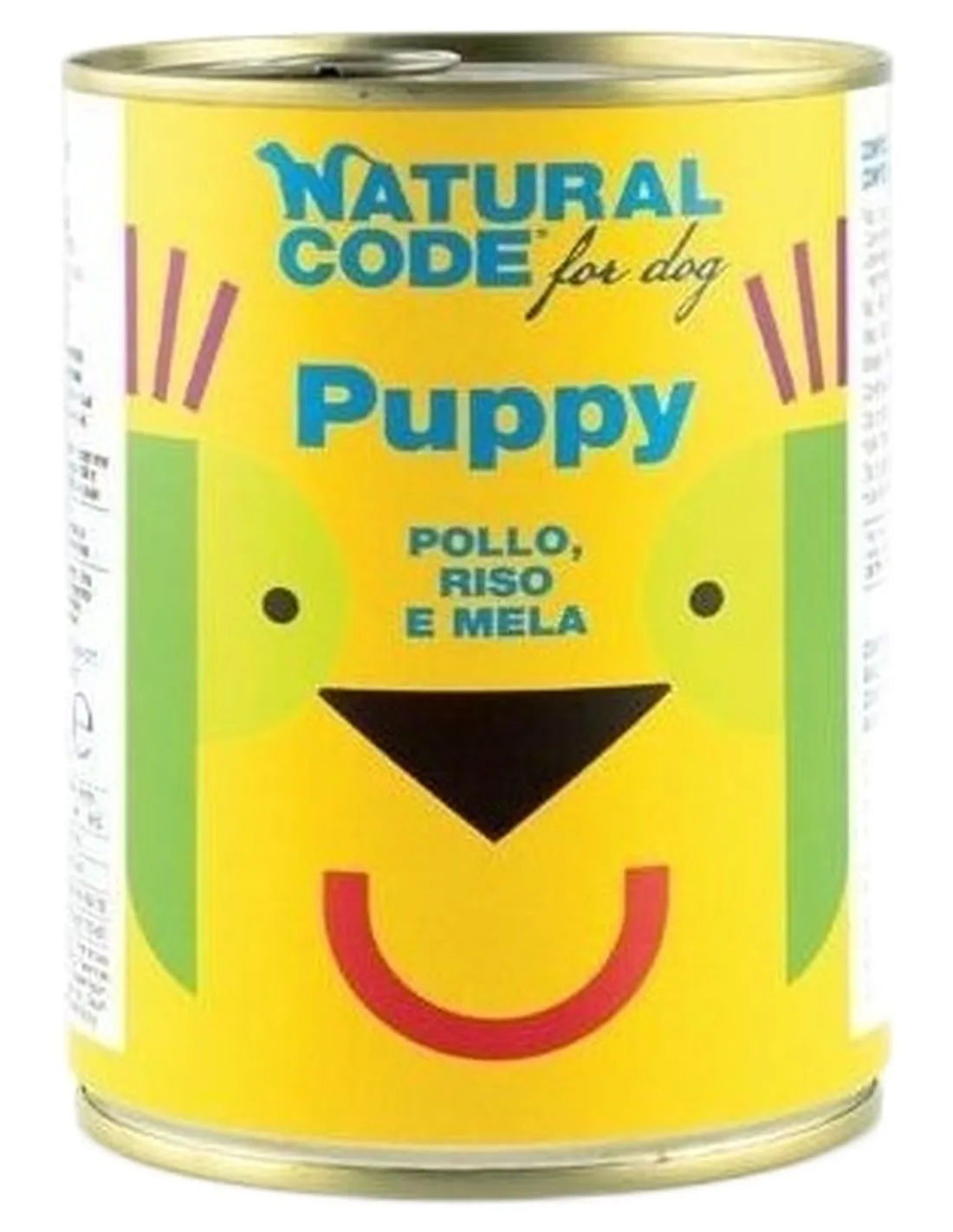 Natural code 01 cane puppy pollo riso e mela 400 gr  