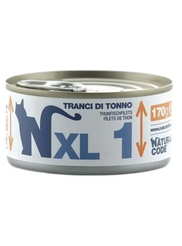 Natural code xl 1 gatto tranci di tonno 170 gr  