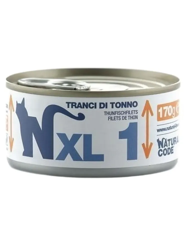 Natural code xl 1 gatto tranci di tonno 170 gr  