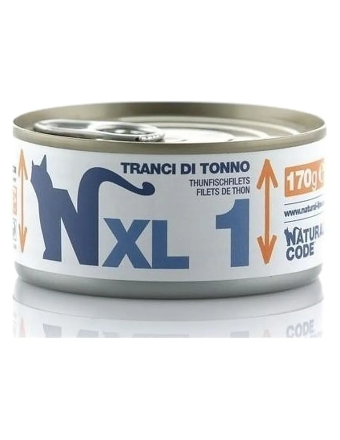 Natural code xl 1 gatto tranci di tonno 170 gr  
