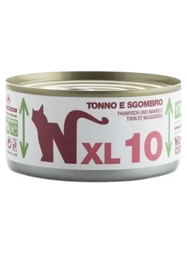 Natural code xl 10 gatto tonno e sgombro 170 gr  