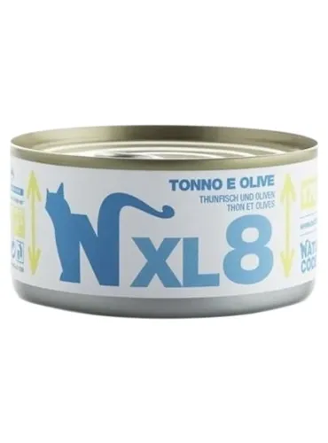 Natural code xl 8 gatto tonno e olive 170 gr  
