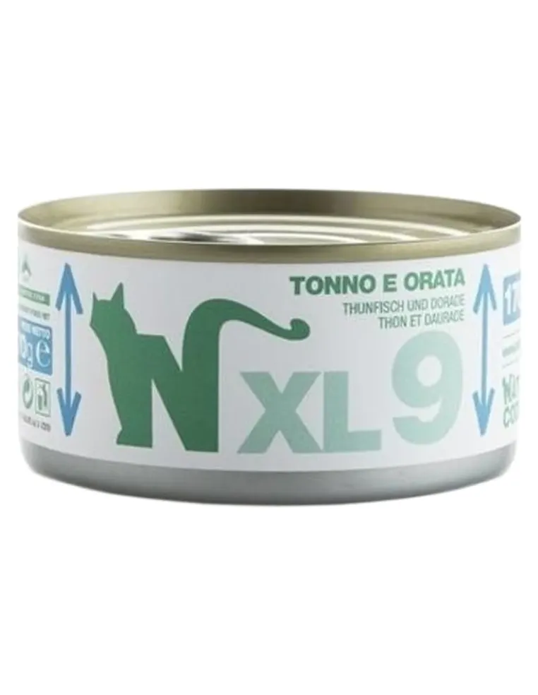 Natural code xl 9 gatto tonno e orata 170 gr  