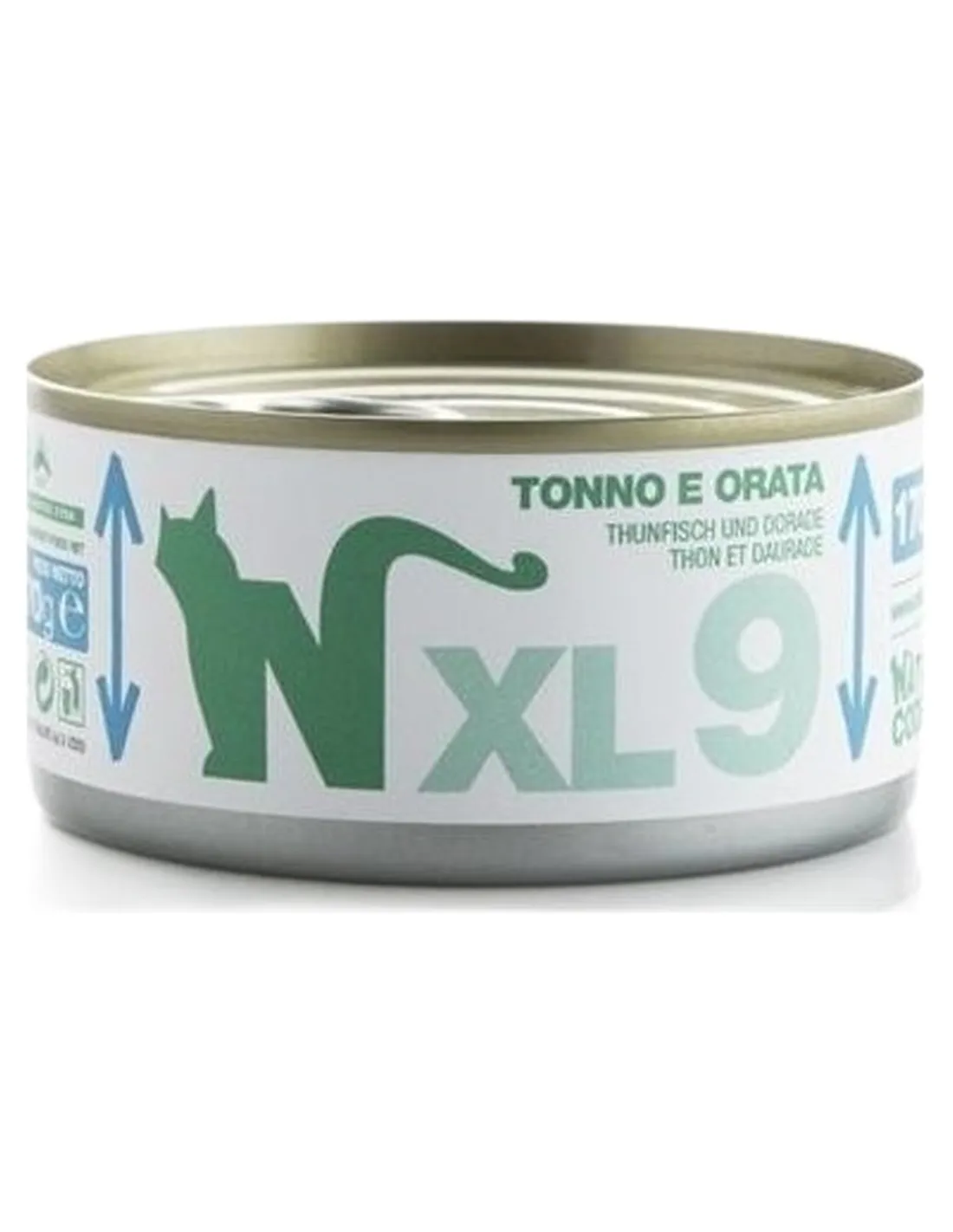 Natural code xl 9 gatto tonno e orata 170 gr  