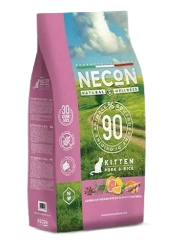 Necon natural wellness kitten maiale e riso 1,5 kg