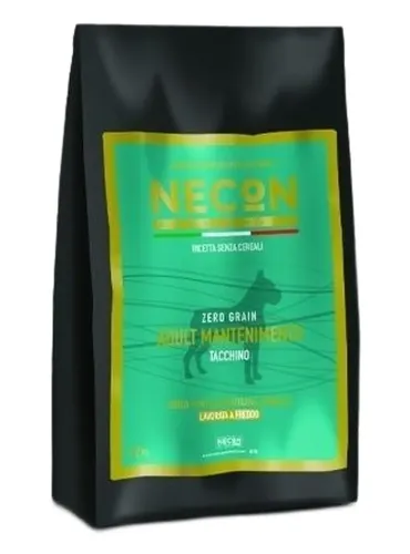 Necon zero grain cane mantenimento con tacchino piselli e favetta 12 kg  