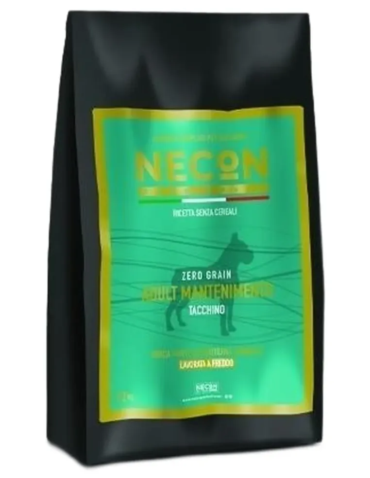 Necon zero grain cane mantenimento con tacchino piselli e favetta 3 kg  