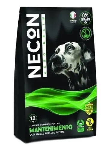 Necon zero grain cane mantenimento con maiale piselli e favetta 3 kg