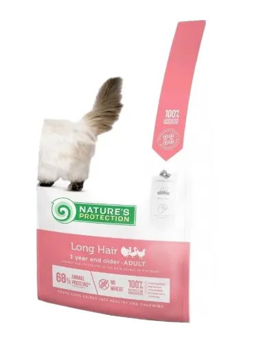 NaturÈs Protection gatto long hair pollo 400 gr  