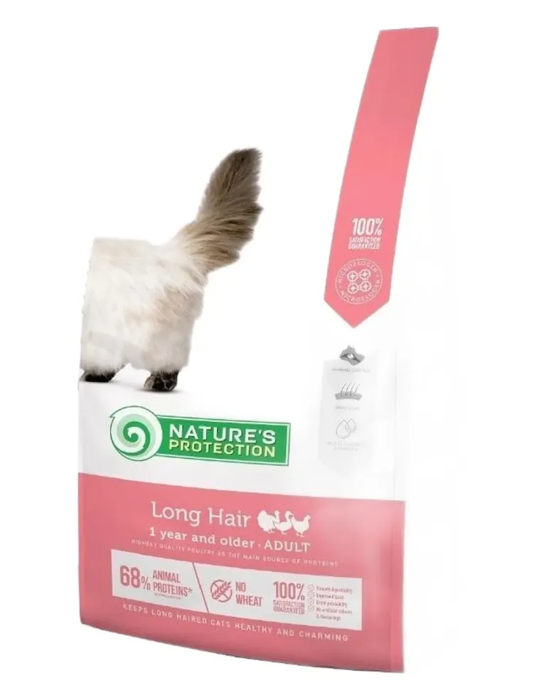 NaturÈs Protection gatto long hair pollo 400 gr  