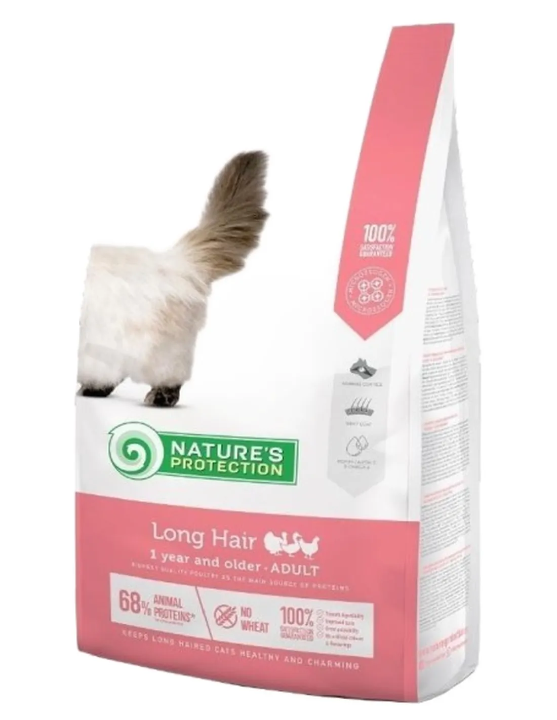 NaturÈs Protection gatto long hair pollo 400 gr  
