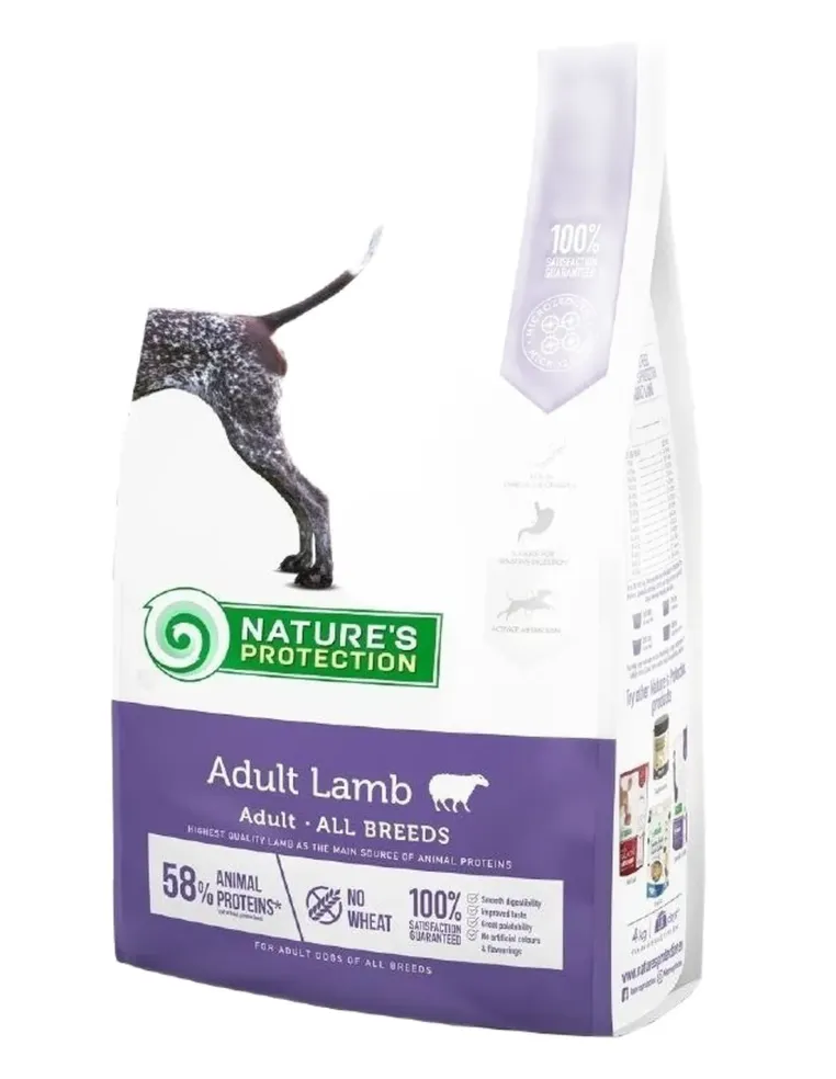 NaturÈs Protection cane adult all breed agnello 4 kg  