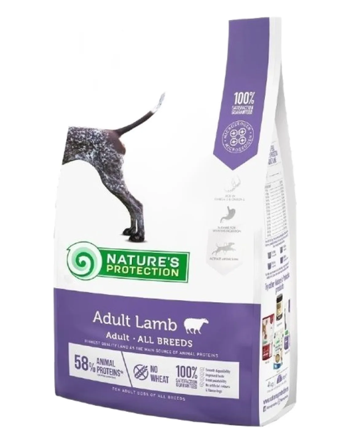 NaturÈs Protection cane adult all breed agnello 4 kg   NaturÈs Protection cane adult all breed agnello 4 kg