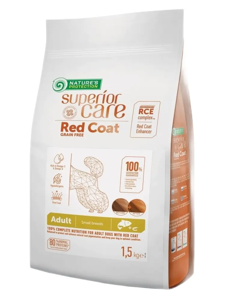 NaturÈs Protection Superior Care red coat small salmone 1,5 kg  
