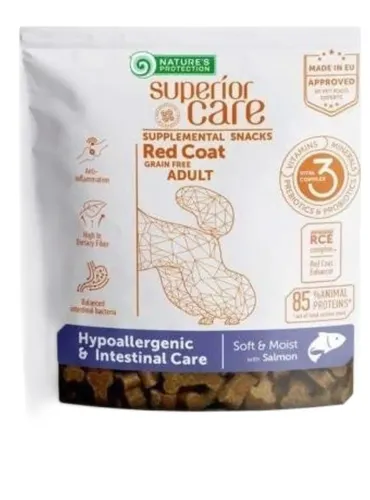 NaturÈs Protection Superior Care cane snack red coat hypoallergenic e intestinal care salmone 150 gr