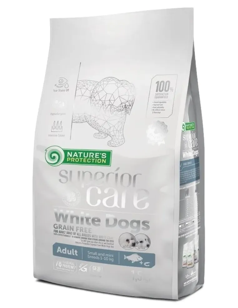 NaturÈs Protection Superior Care white dogs small pesce bianco 1,5 kg  