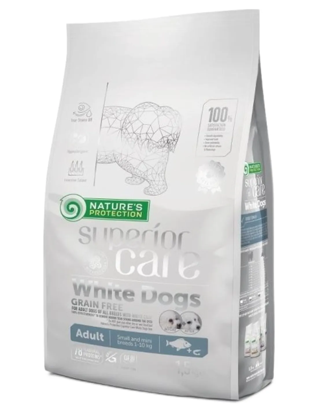 NaturÈs Protection Superior Care white dogs small pesce bianco 1,5 kg  