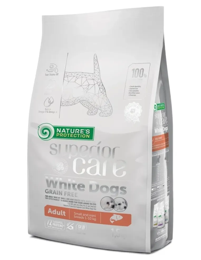 NaturÈs Protection Superior Care white dogs small salmone 1,5 kg  
