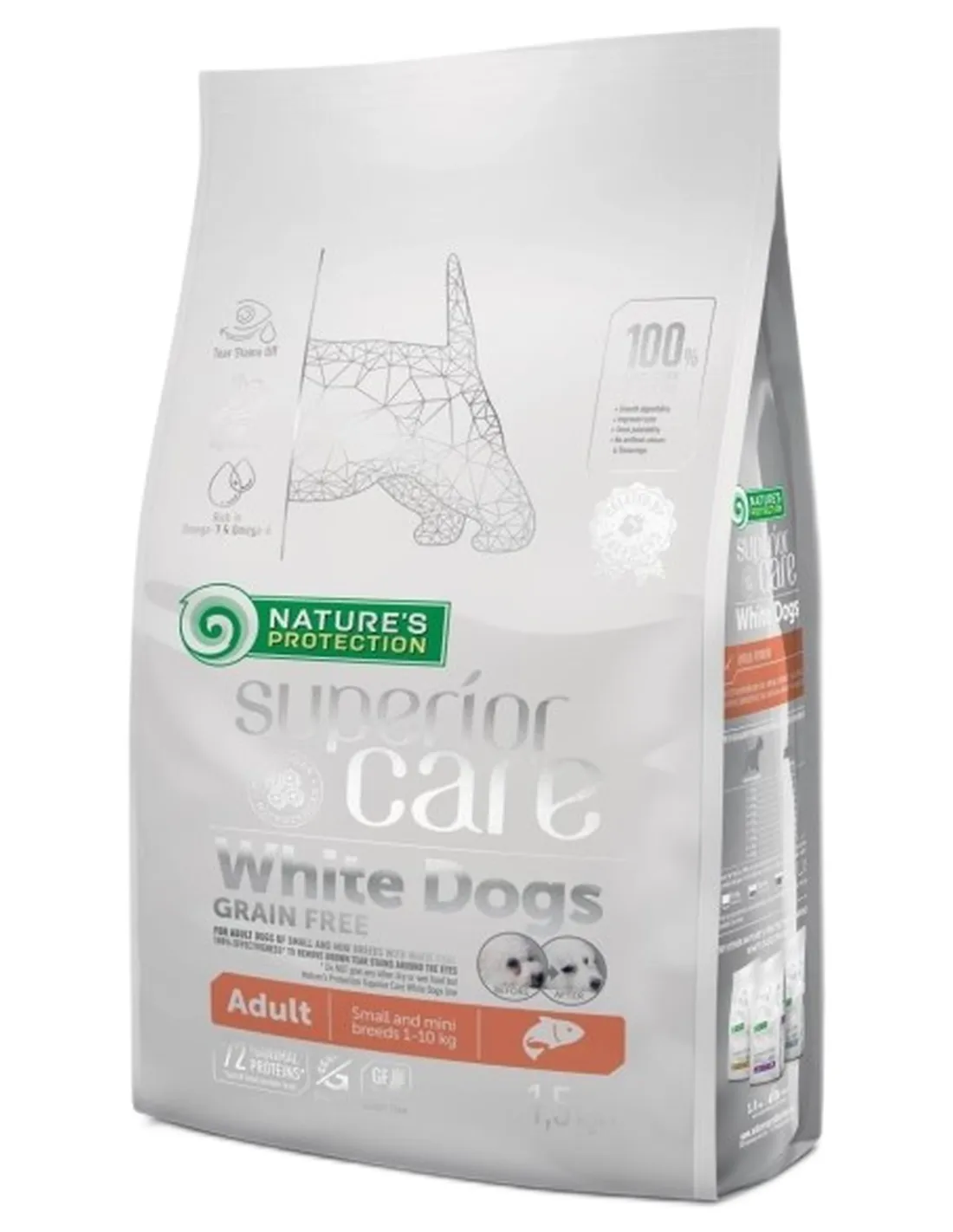 NaturÈs Protection Superior Care white dogs small salmone 1,5 kg  