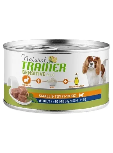 Natural trainer Sensitive Plus cane SmalleToy Adult con coniglio 150 gr  