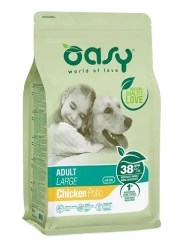 Oasy cane adult large pollo 3 kg
